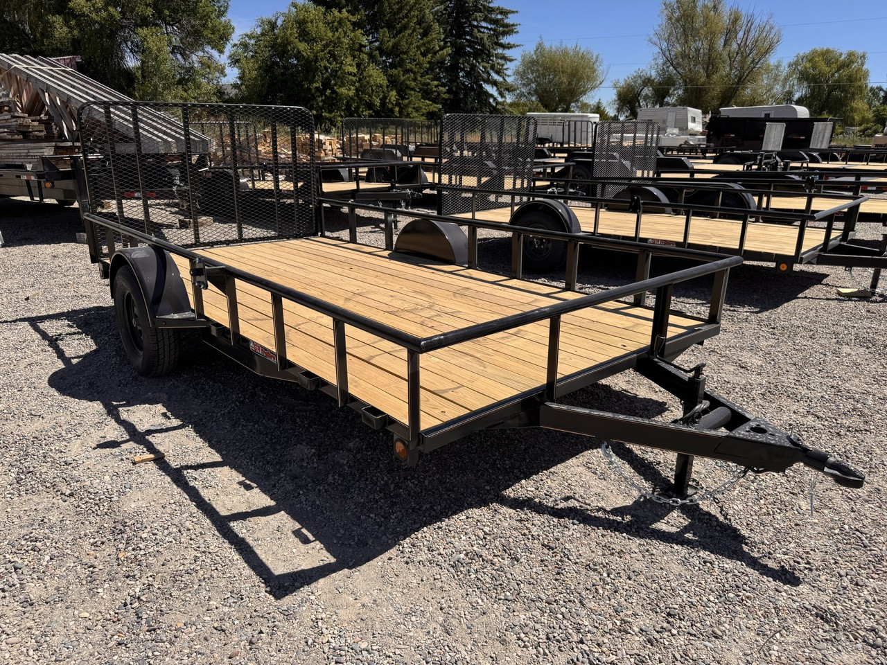GR Trailers 2026 82"X14' Utility Trailer | Single Axle Axle 2.99K, Pieptop Rails, Spring Assist Rampgate