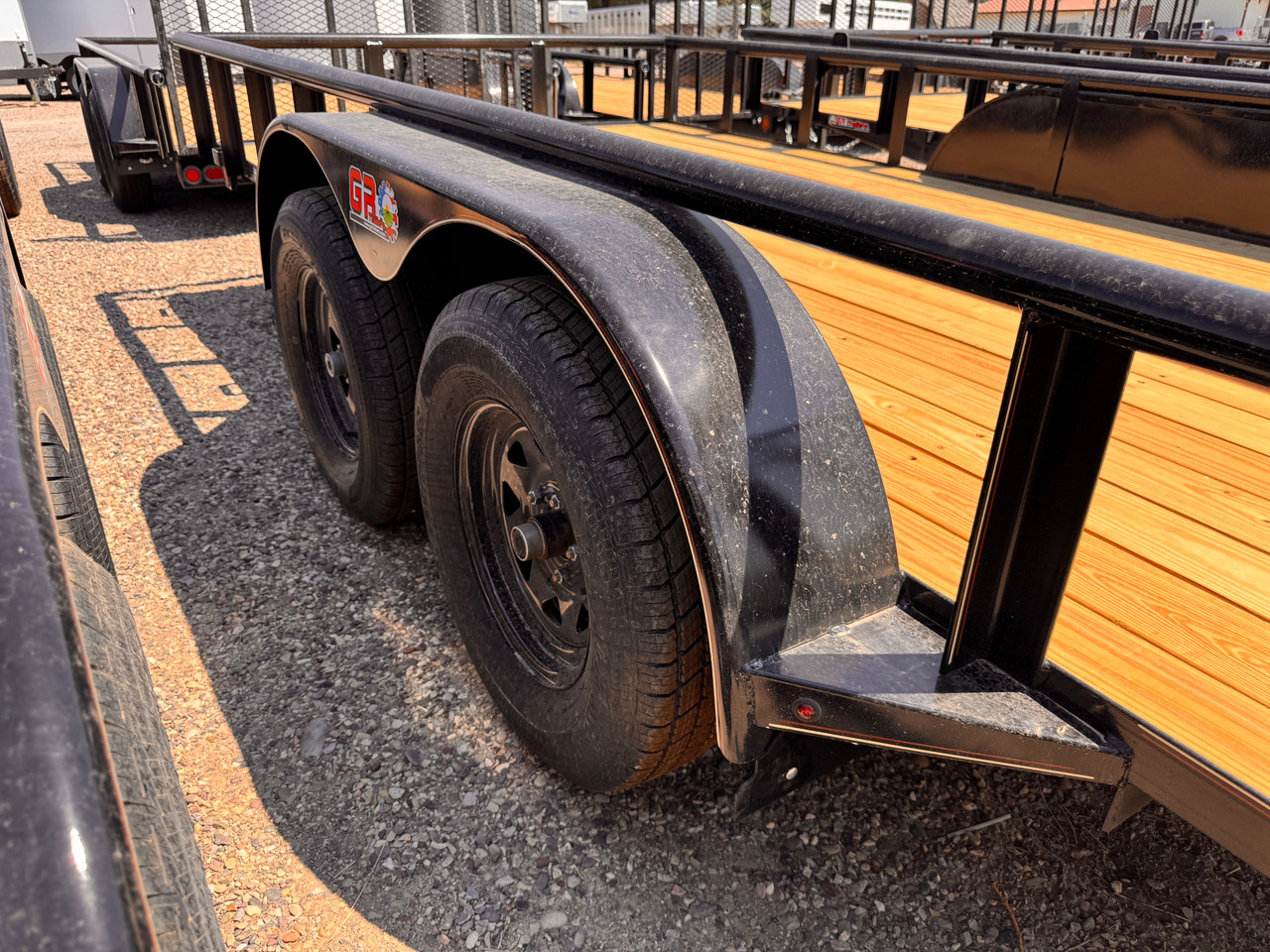 GR Trailers 2026 82"X12' Utility Trailer | Tandem Axle Axle 7K, Pieptop Rails, Spring Assist Rampgate, Spare Tire Mount