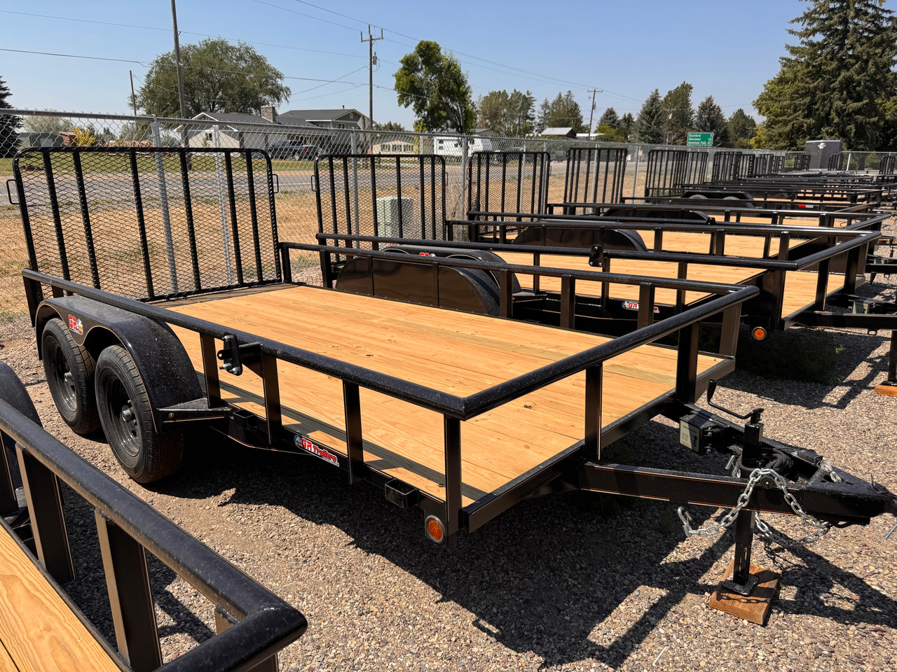 GR Trailers 2026 82"X12' Utility Trailer | Tandem Axle Axle 7K, Pieptop Rails, Spring Assist Rampgate, Spare Tire Mount