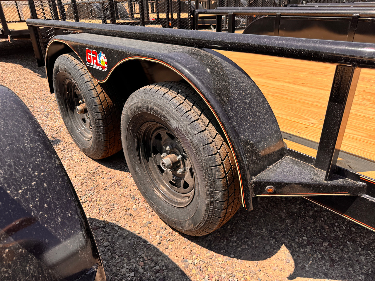 GR Trailers 2026 82"X12' Utility Trailer | Tandem Axle Axle 7K, Pieptop Rails, Spring Assist Rampgate, Spare Tire Mount
