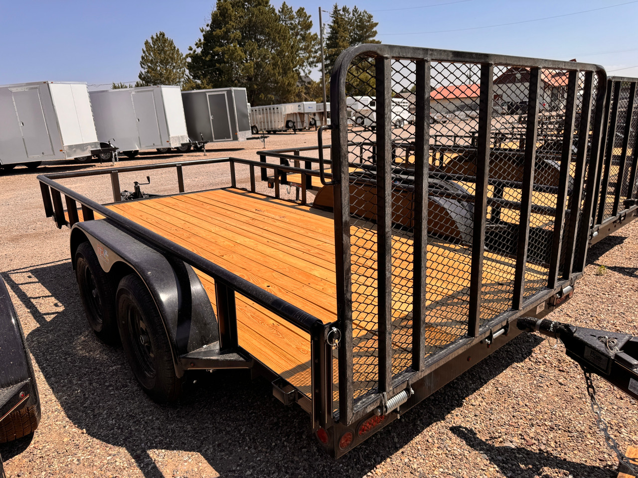GR Trailers 2026 82"X12' Utility Trailer | Tandem Axle Axle 7K, Pieptop Rails, Spring Assist Rampgate, Spare Tire Mount