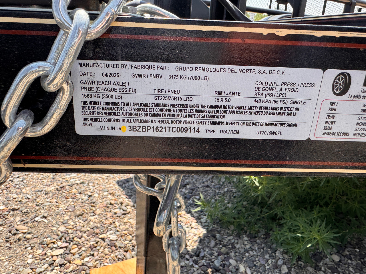 GR Trailers 2026 82"X16' Utility Trailer | Tandem Axle Axle 7K, Pieptop Rails, Spring Assist Rampgate, Spare Tire Mount