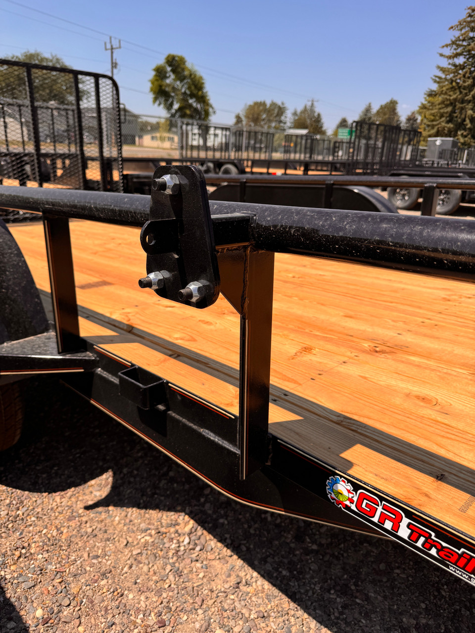 GR Trailers 2026 82"X16' Utility Trailer | Tandem Axle Axle 7K, Pieptop Rails, Spring Assist Rampgate, Spare Tire Mount