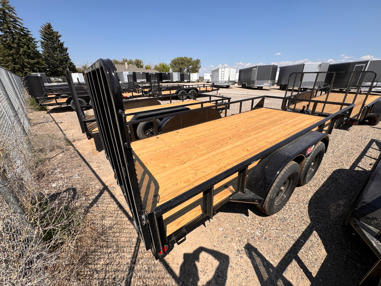 GR Trailers 2026 82"X16' Utility Trailer | Tandem Axle Axle 7K, Pieptop Rails, Spring Assist Rampgate, Spare Tire Mount