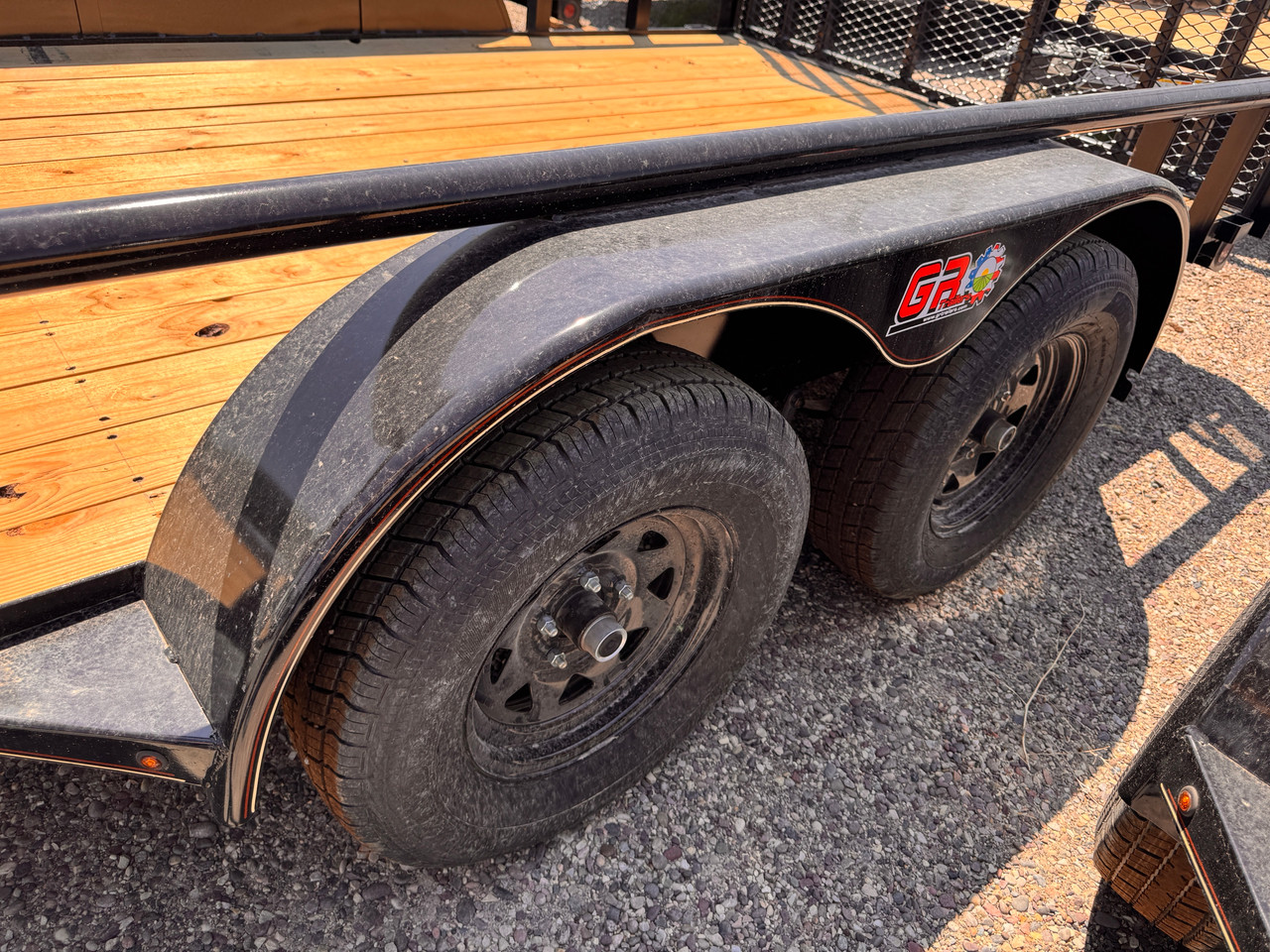 GR Trailers 2026 82"X16' Utility Trailer | Tandem Axle Axle 7K, Pieptop Rails, Spring Assist Rampgate, Spare Tire Mount