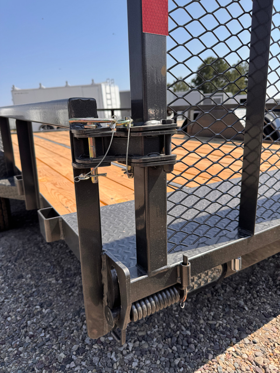 Maxx-D Trailers 2027 S3X 83"X14' Utility Trailer | Single Axle Axle 2.99K, 4" Channel Frame, Tongue, Tube Rail, 1' Dovetail, 4' Rear Rampgate, Spare Tire Mount