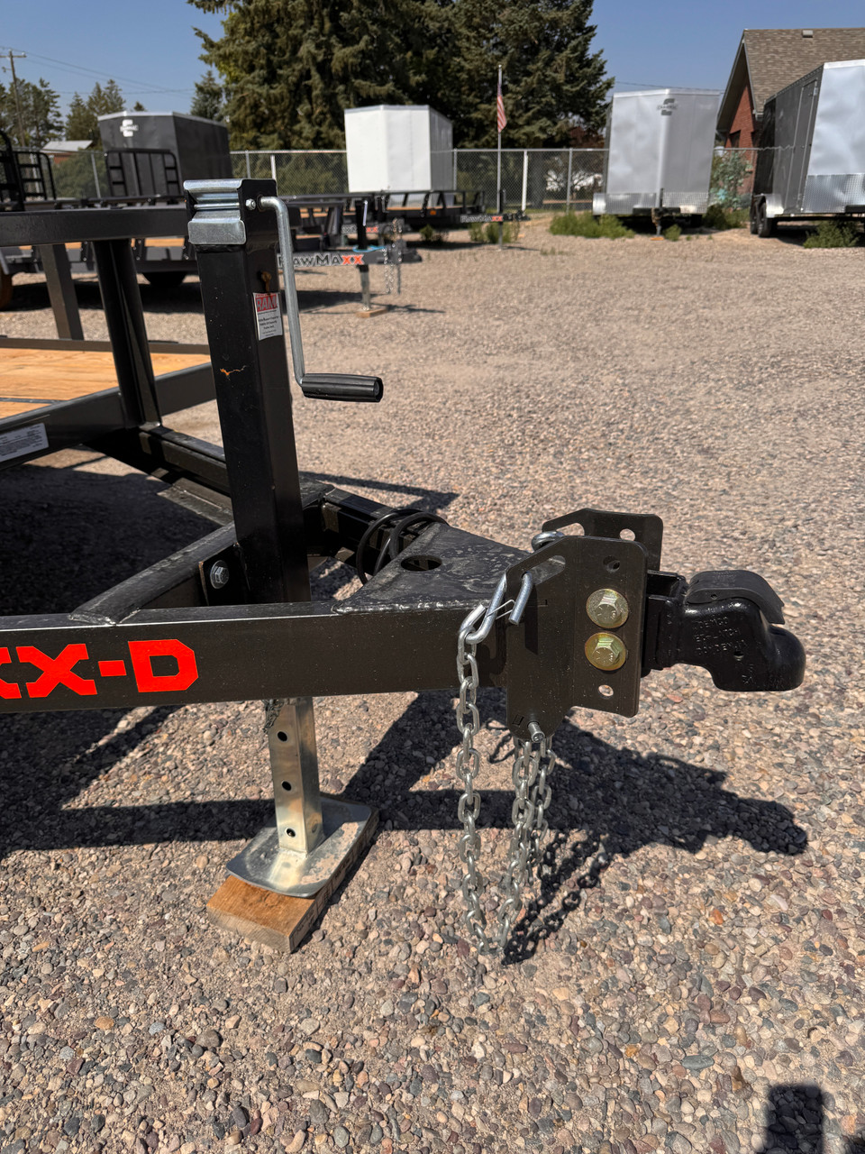 Maxx-D Trailers 2027 S3X 83"X14' Utility Trailer | Single Axle Axle 2.99K, 4" Channel Frame, Tongue, Tube Rail, 1' Dovetail, 4' Rear Rampgate, Spare Tire Mount