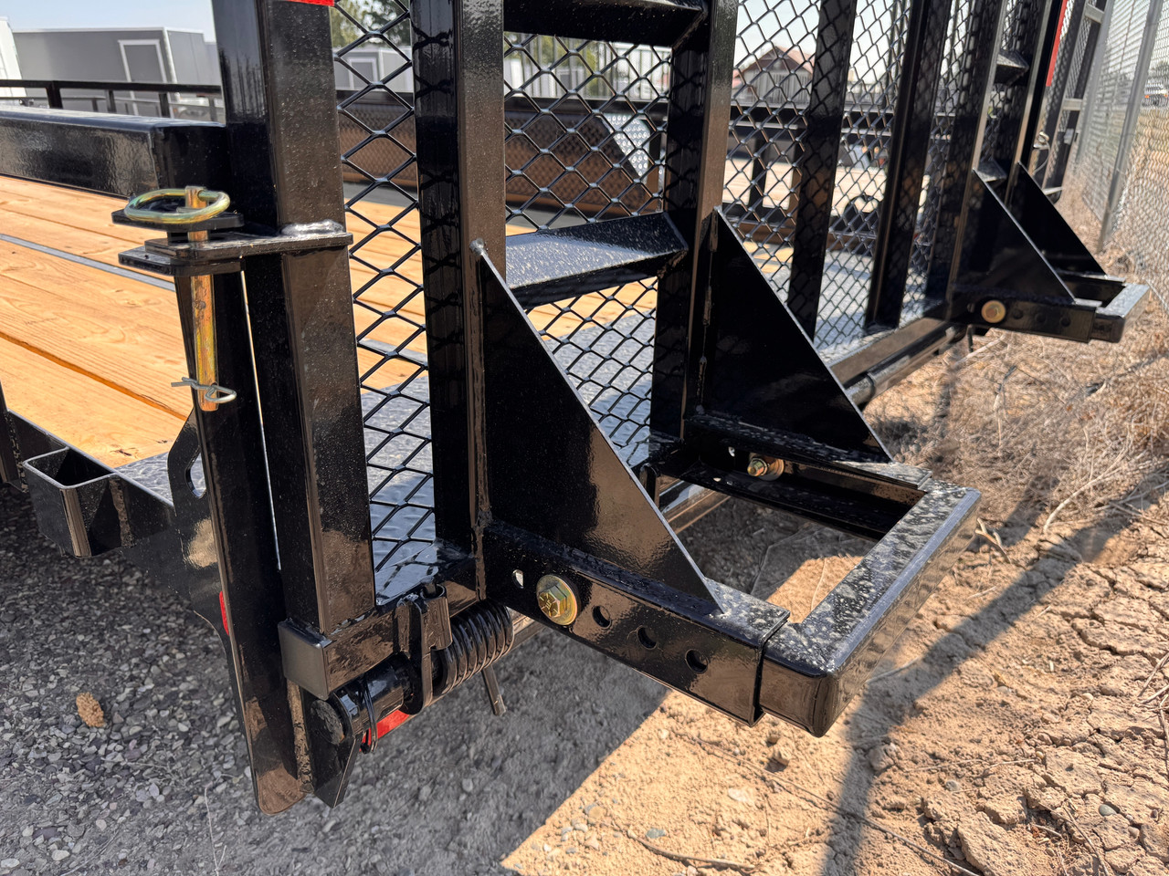 Maxx-D Trailers 2027 U4X 83"X18' HD Utility Trailer | Tandem Axle Axle 9.99K, 5" Channel Frame, Square Tube Rail, 1' Dovetail, HD 4' Rear Rampgate, Spare Tire Mount