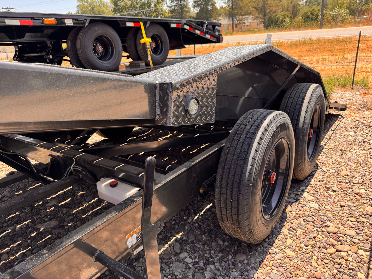Maxx-D Trailers 2027 G8X 102"X24' Gravity Tilt Trailer | Tandem Axle Axle 18K, 16' Tilt Deck, 8' Stationary Deck, Drive Over Fenders, Full Width Tool Box, Spare Tire Mount