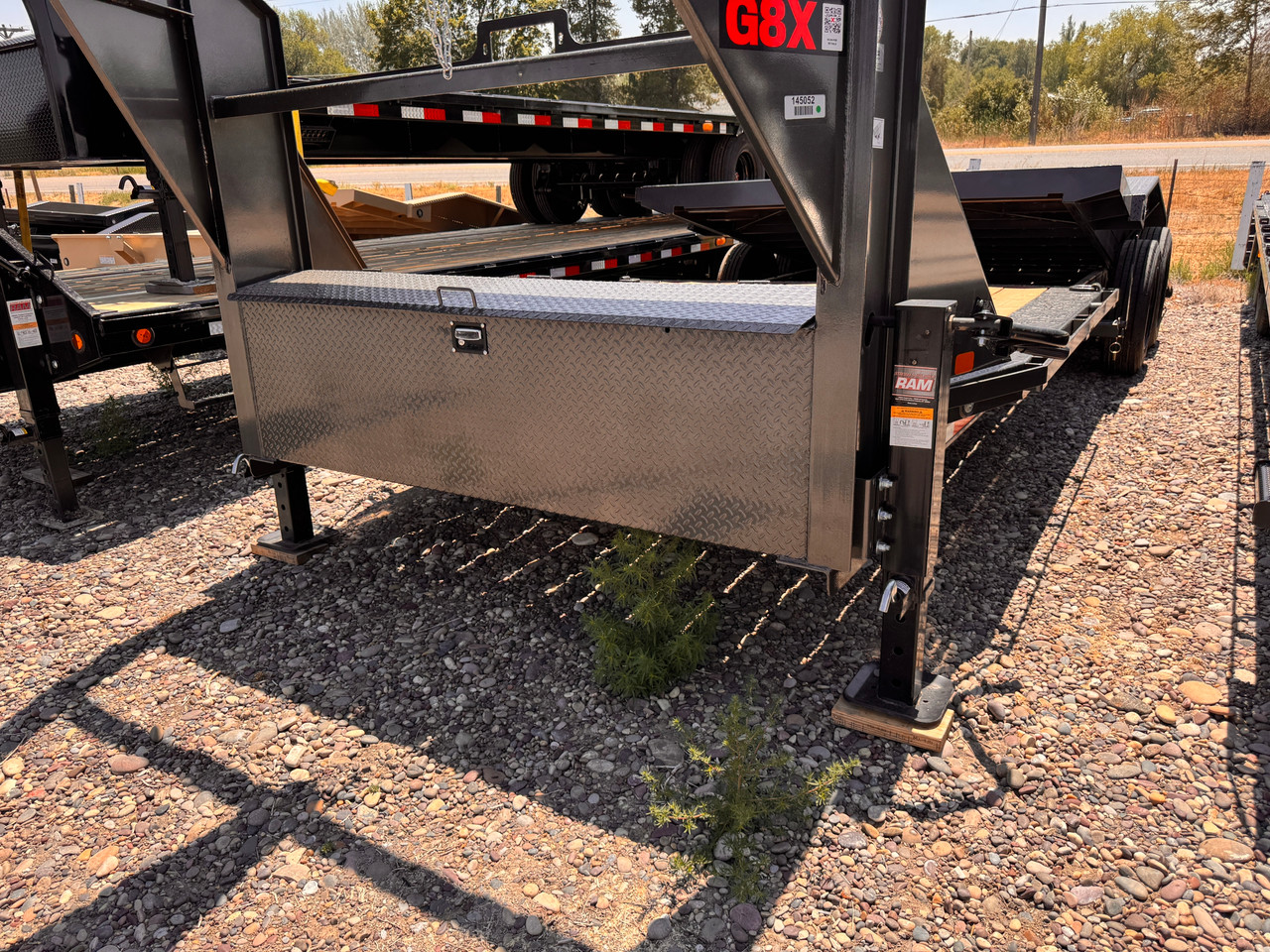 Maxx-D Trailers 2027 G8X 102"X24' Gravity Tilt Trailer | Tandem Axle Axle 18K, 16' Tilt Deck, 8' Stationary Deck, Drive Over Fenders, Full Width Tool Box, Spare Tire Mount
