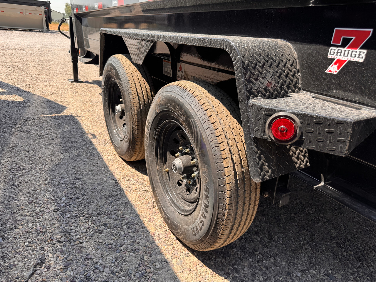 Iron Bull Trailers 2027 DTG 83"X16' Scissor Dump Trailer | Tandem Axle Axle 14.999K, 36" Sides, 7 Ga Floor, Aluminum Ramps, Tarp Kit, Spare Mount, 2 Way Spreader Gate, Solar Charging