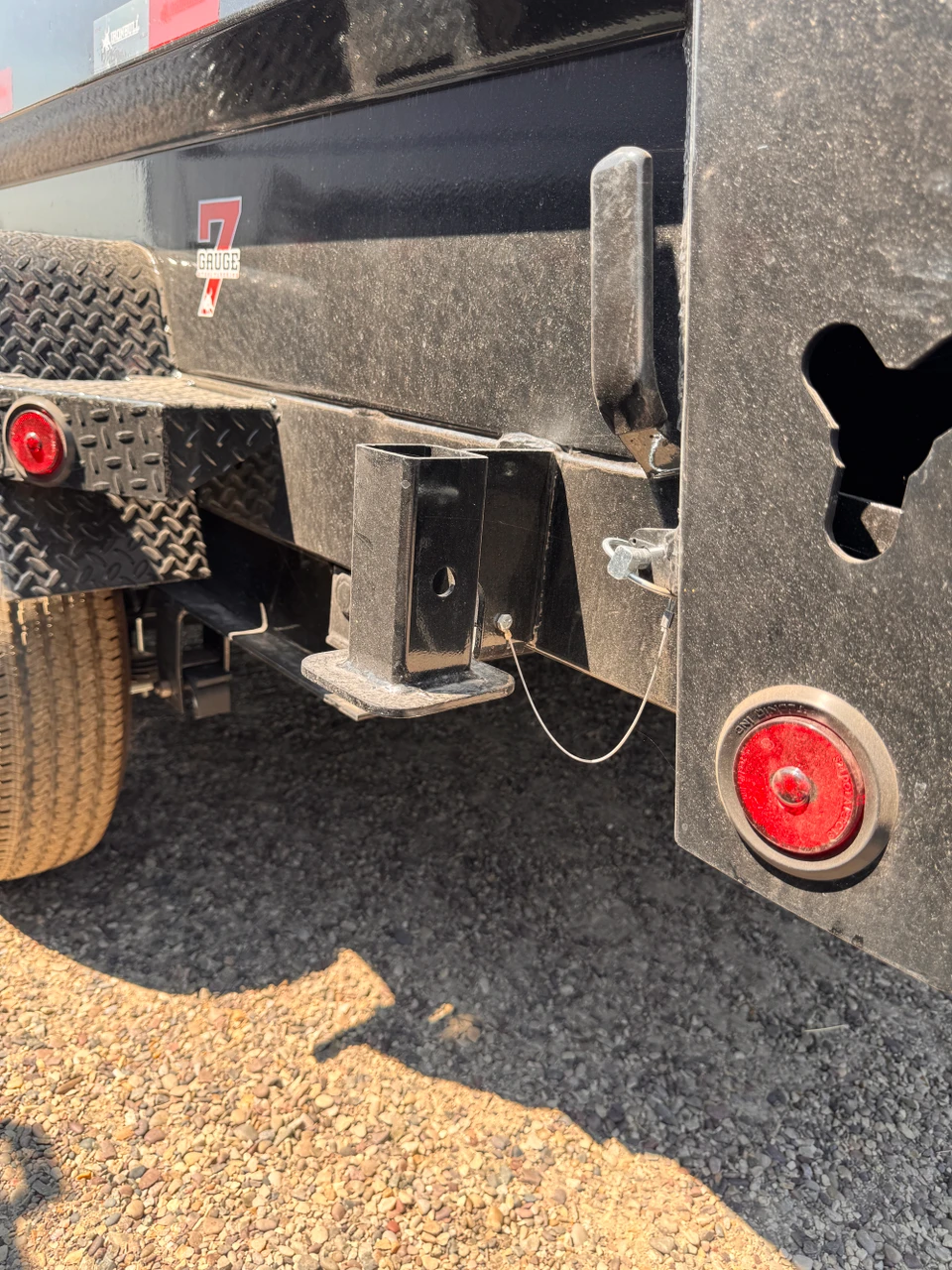 Iron Bull Trailers 2027 DTG 83"X16' Scissor Dump Trailer | Tandem Axle Axle 14.999K, 36" Sides, 7 Ga Floor, Aluminum Ramps, Tarp Kit, Spare Mount, 2 Way Spreader Gate, Solar Charging
