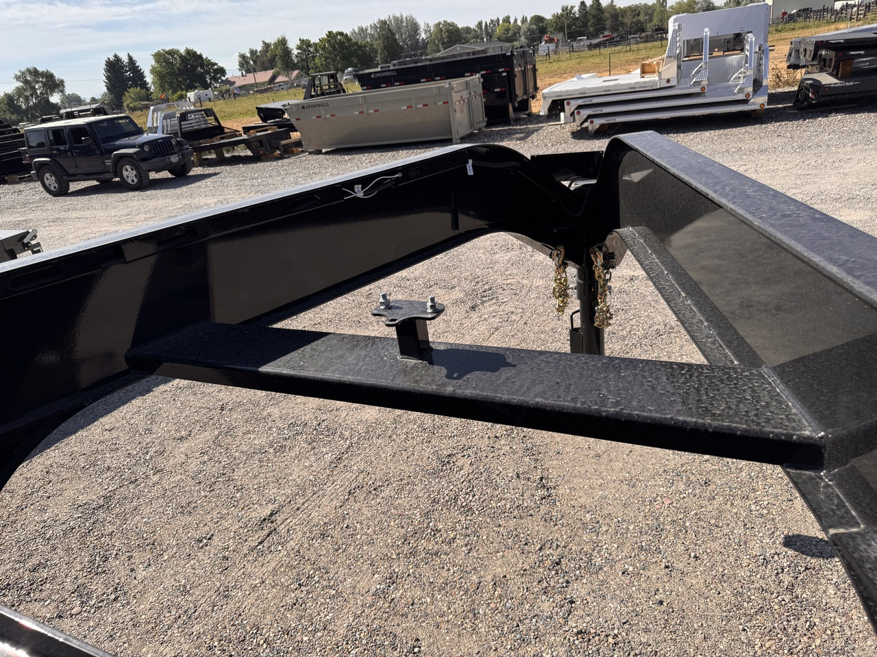 Iron Bull Trailers 2027 DTG 83"X16' Scissor Dump Trailer | Tandem Axle Axle 16K, 36" Sides, 7 Ga Floor, Aluminum Ramps, Tarp Kit, Spare Mount, 2 Way Spreader Gate