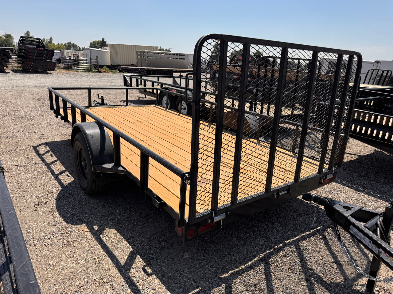 GR Trailers 2026 82"X14' Utility Trailer | Single Axle Axle 2.99K, Pieptop Rails, Spring Assist Rampgate