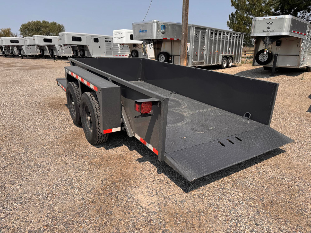Triple L Trailers 2026 UT914 75"X14' DROP DECK | Tandem Axle 9.99K, CLOSED SIDES