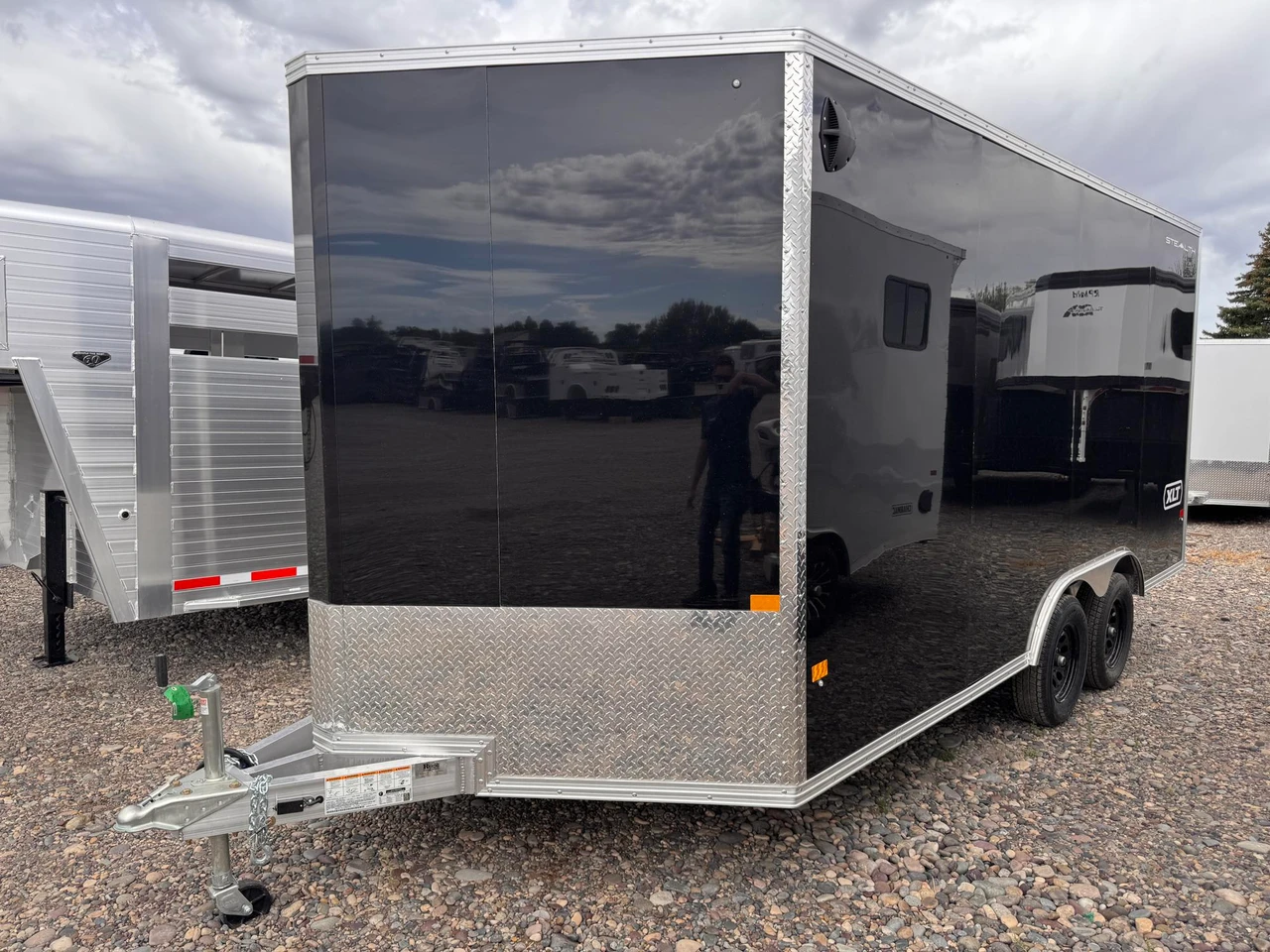 Alcom Trailers 2027 STEALTH XLT PRO 102"X16' ENCLOSED CAR HAULER CARGO | Tandem Axle 7K, 7' TALL