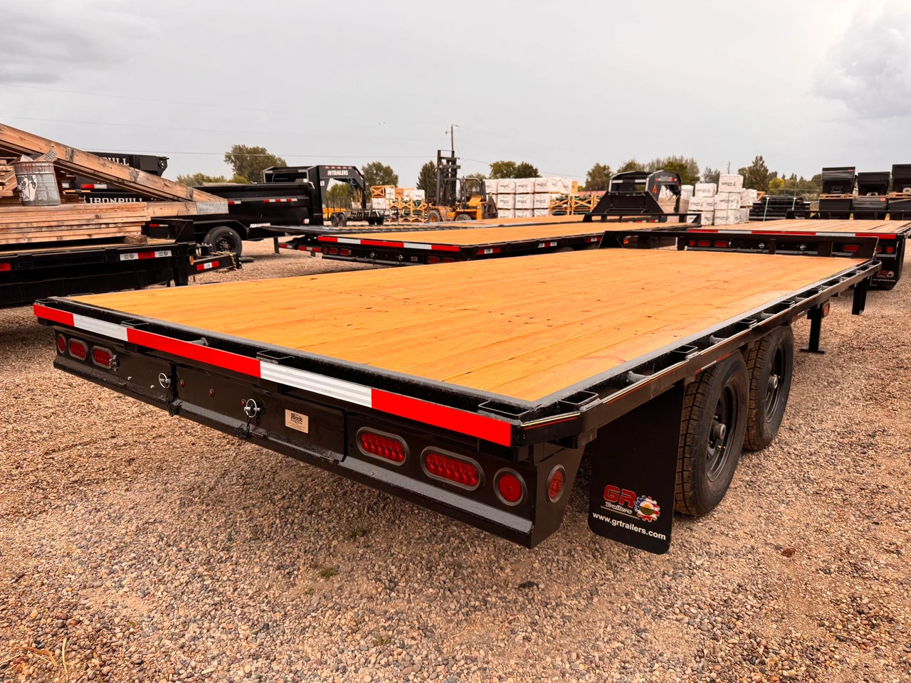 GR Trailers 2026 102"X18' Equipment Trailer | Tandem Axle Axle 14K