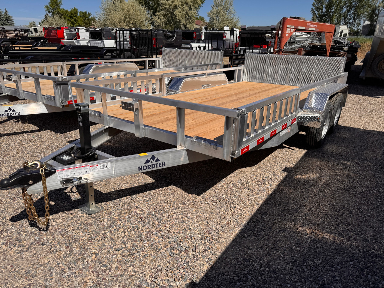 Nordtek Trailers 2026 82"X14' Landscaping Trailer | Tandem Axle Axle