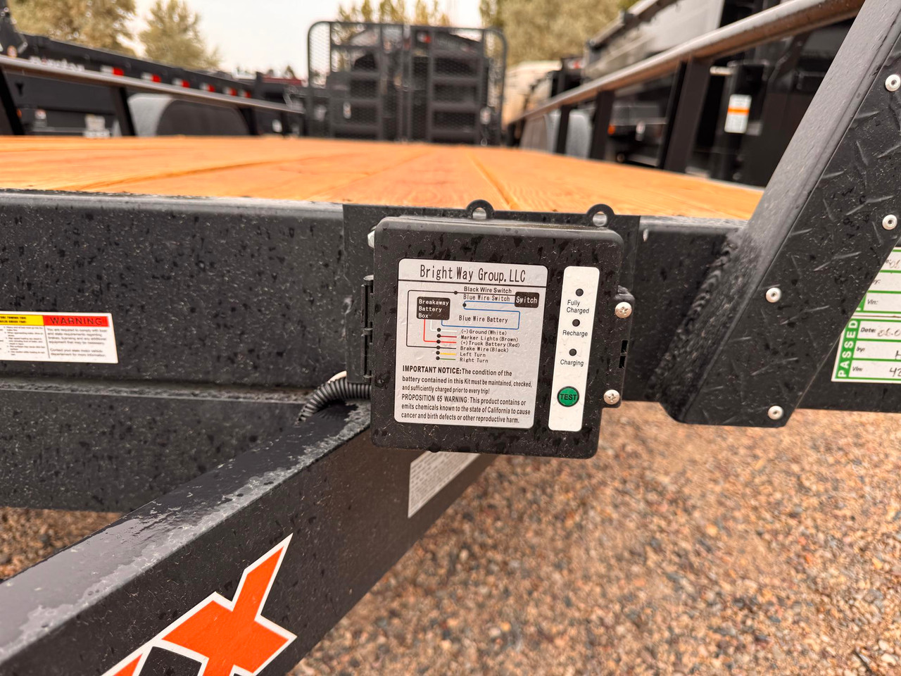 Raw Maxx Trailers 2026 UTX 83"X22' Utility Trailer | Tandem Axle, 2" ROUND TUBE RAIL, HD SPLIT GATE, DOVETAIL, MOUNT, 8 PLY TIRES, 10K