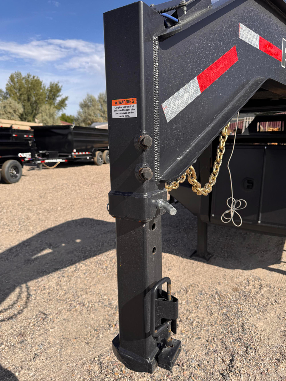 Raw Maxx Trailers 2026 HTX 102"X34' Deckover Flatbed Trailer | Tandem Axle, 11' HYD DOVETAIL, TOOL BOX, WINCH PLATE, CHAIN RACK, REFLECTIVE TAPE, SOLAR PANEL, 30K