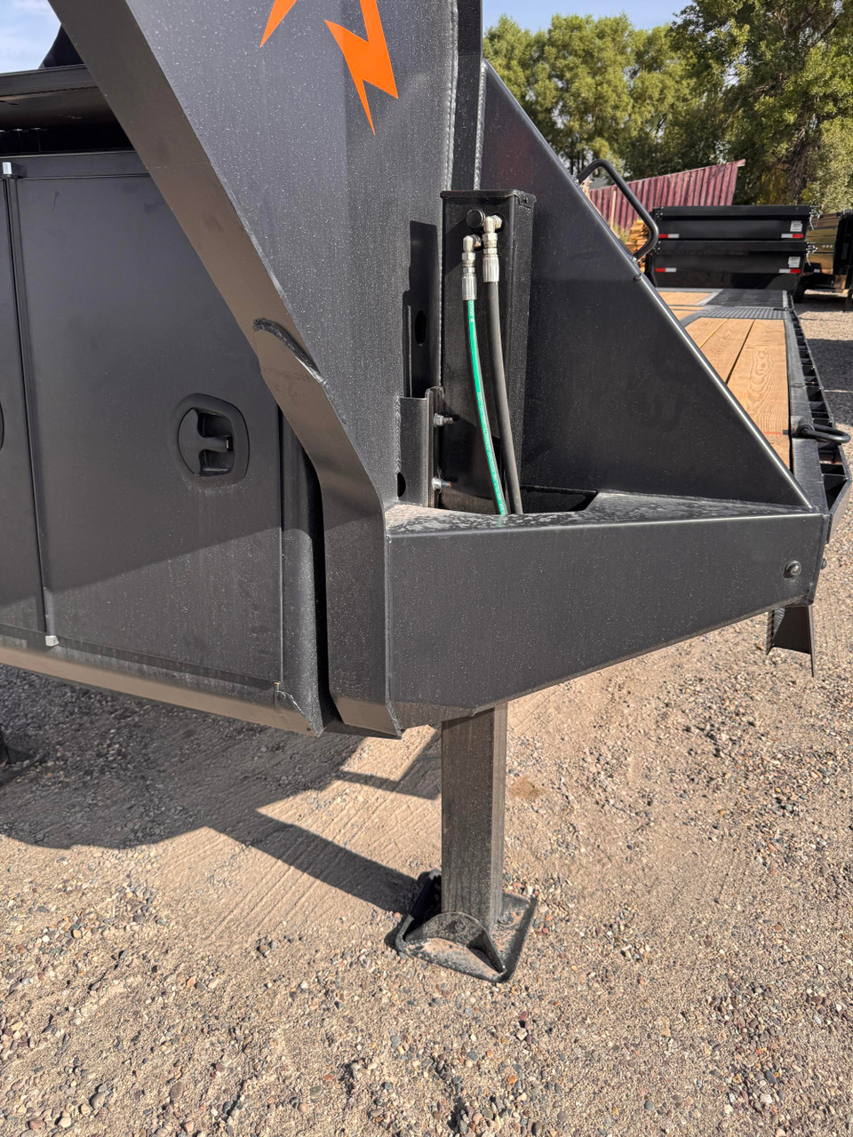 Raw Maxx Trailers 2026 HTX 102"X34' Deckover Flatbed Trailer | Tandem Axle, 11' HYD DOVETAIL, TOOL BOX, WINCH PLATE, CHAIN RACK, REFLECTIVE TAPE, SOLAR PANEL, 30K