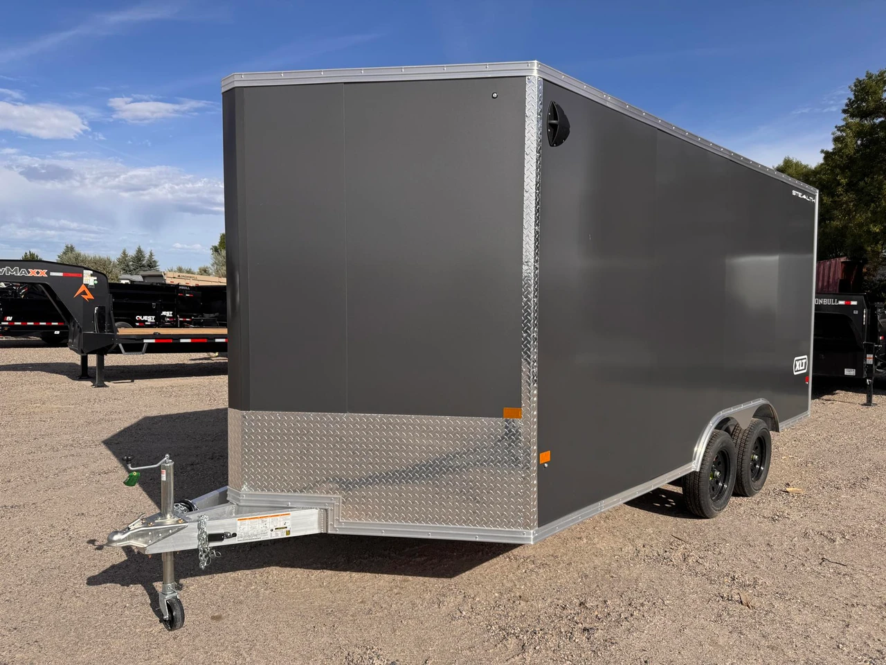 Alcom Trailers 2027 Stealth 102"X16' Enclosoed Car Hauler | Tandem Axle Axle
