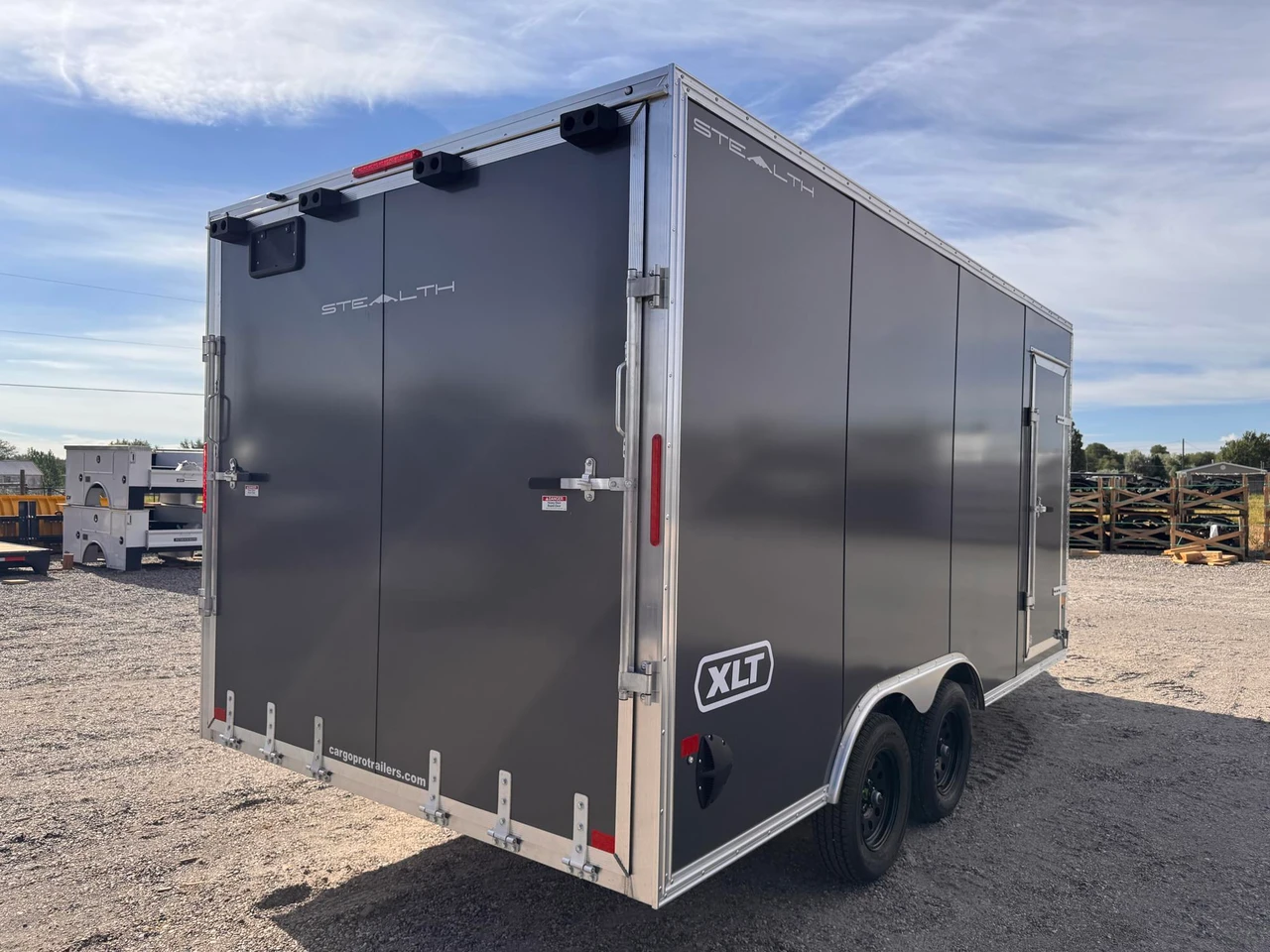 Alcom Trailers 2027 Stealth 102"X16' Enclosoed Car Hauler | Tandem Axle Axle