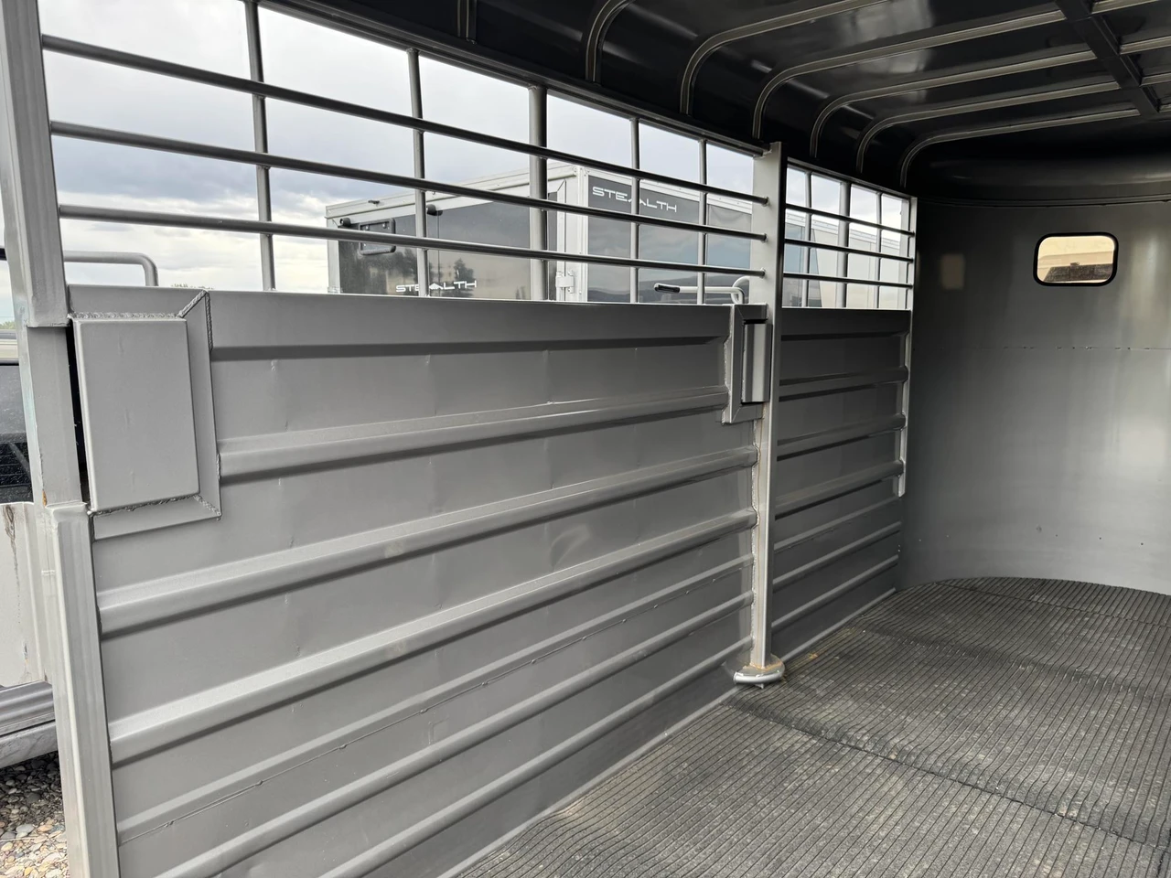 GR Trailers 2026 72"X14' Stock Trailer | Tandem Axle 14K, BRUSH FENDERS, RUBBER MATS, 7K