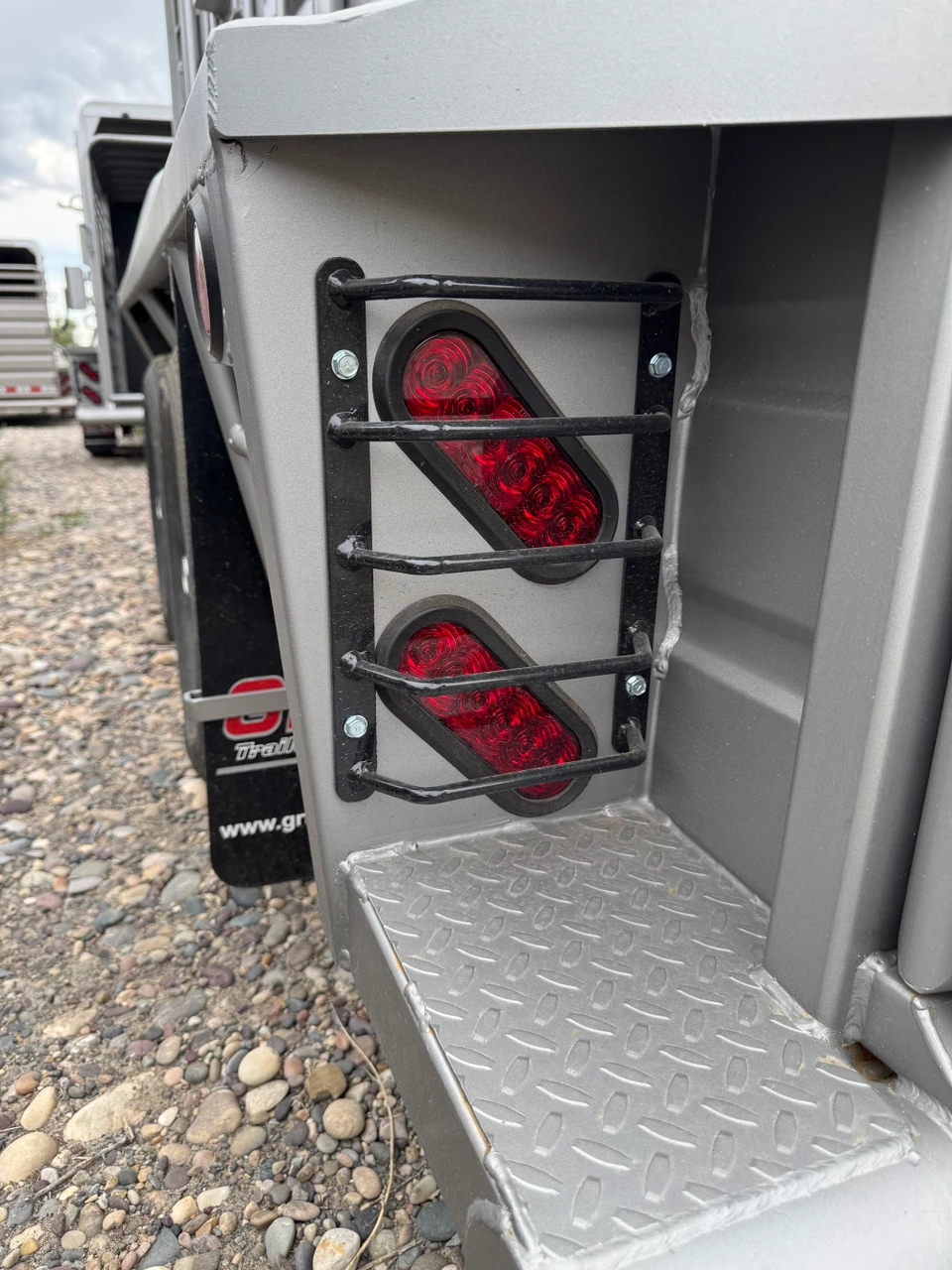 GR Trailers 2026 72"X14' Stock Trailer | Tandem Axle 14K, BRUSH FENDERS, RUBBER MATS, 7K