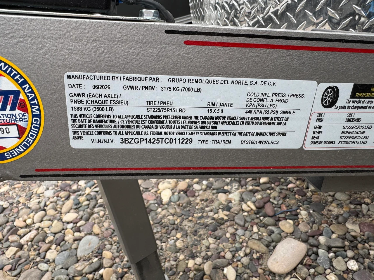 GR Trailers 2026 72"X14' Stock Trailer | Tandem Axle 14K, BRUSH FENDERS, RUBBER MATS, 7K