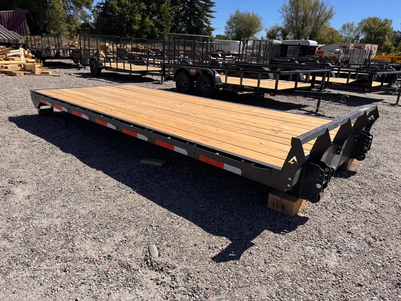 Raw Maxx Trailers 2026 16' Roll-Off Deck | Narrow With Rollers