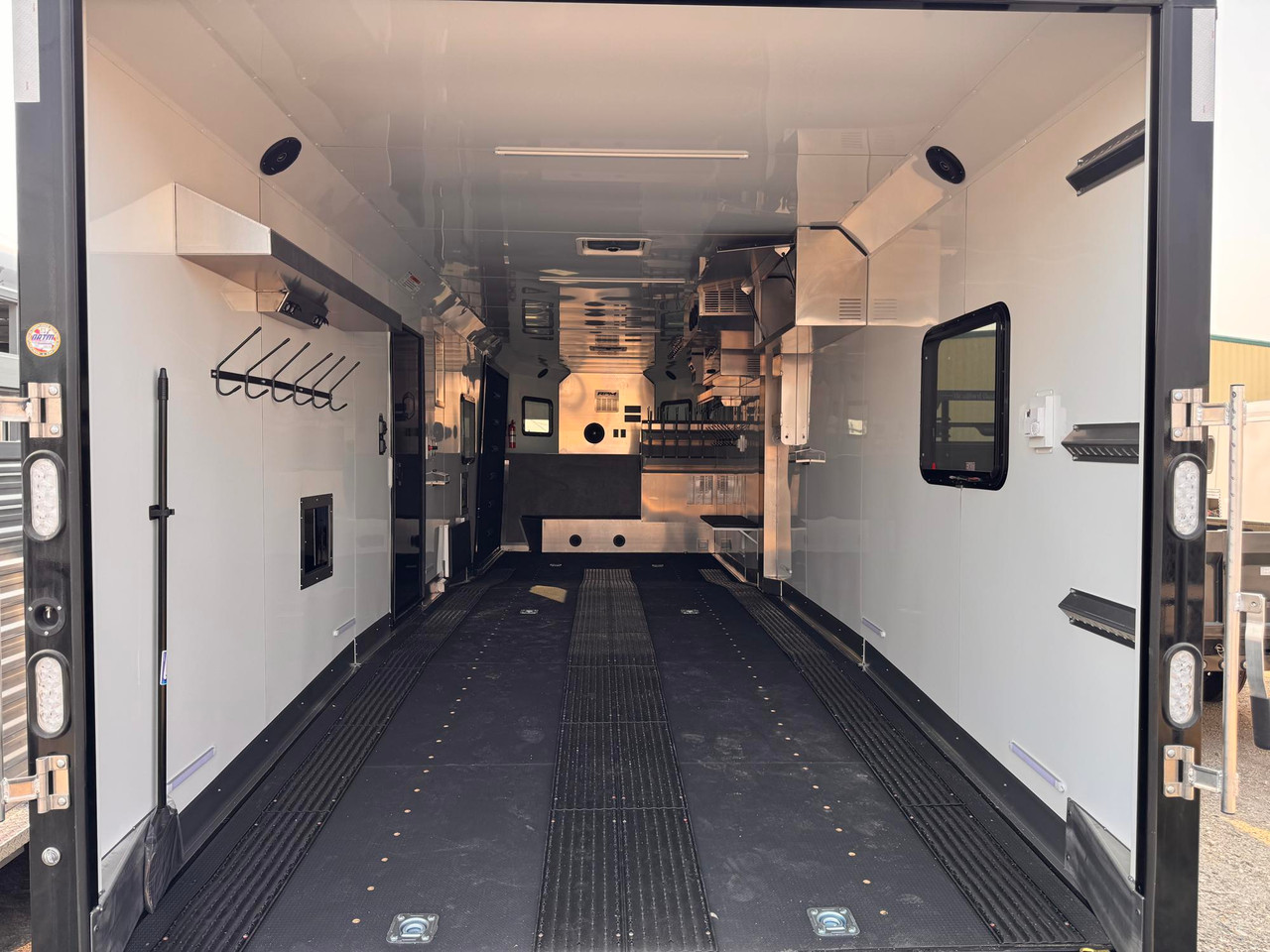 Trails West Trailers 2026 RPM Altitude 28' Powersports Trailer | Tandem Axle 14K, Extreme Cold, Fuel Cell, 48" Ducted Cabinet, Front Vent Windows, Extra Window