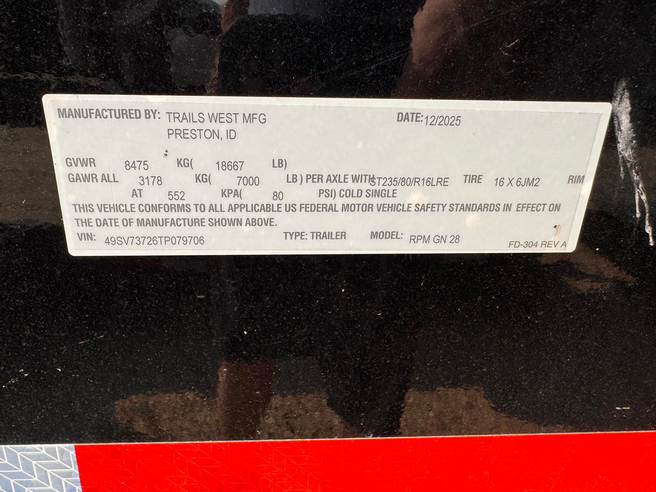 Trails West Trailers 2026 RPM Altitude 28' Powersports Trailer | Tandem Axle 14K, Extreme Cold, Fuel Cell, 48" Ducted Cabinet, Front Vent Windows, Extra Window