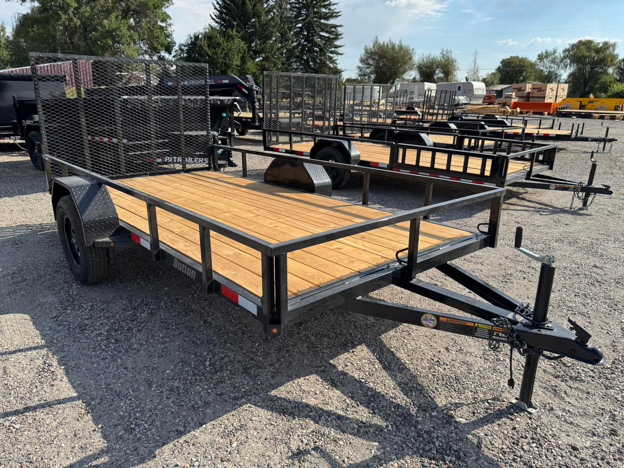 Dutton Trailers 2026 Value 72"X12' Utility Trailer | Single Axle Axle, DT 6X12 SA VALUE
