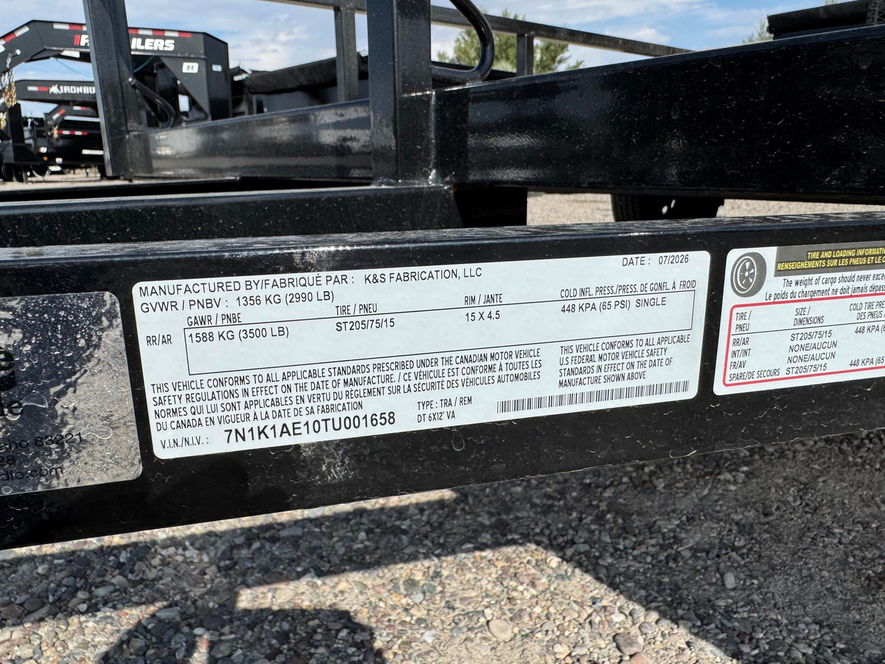 Dutton Trailers 2026 Value 72"X12' Utility Trailer | Single Axle Axle, DT 6X12 SA VALUE