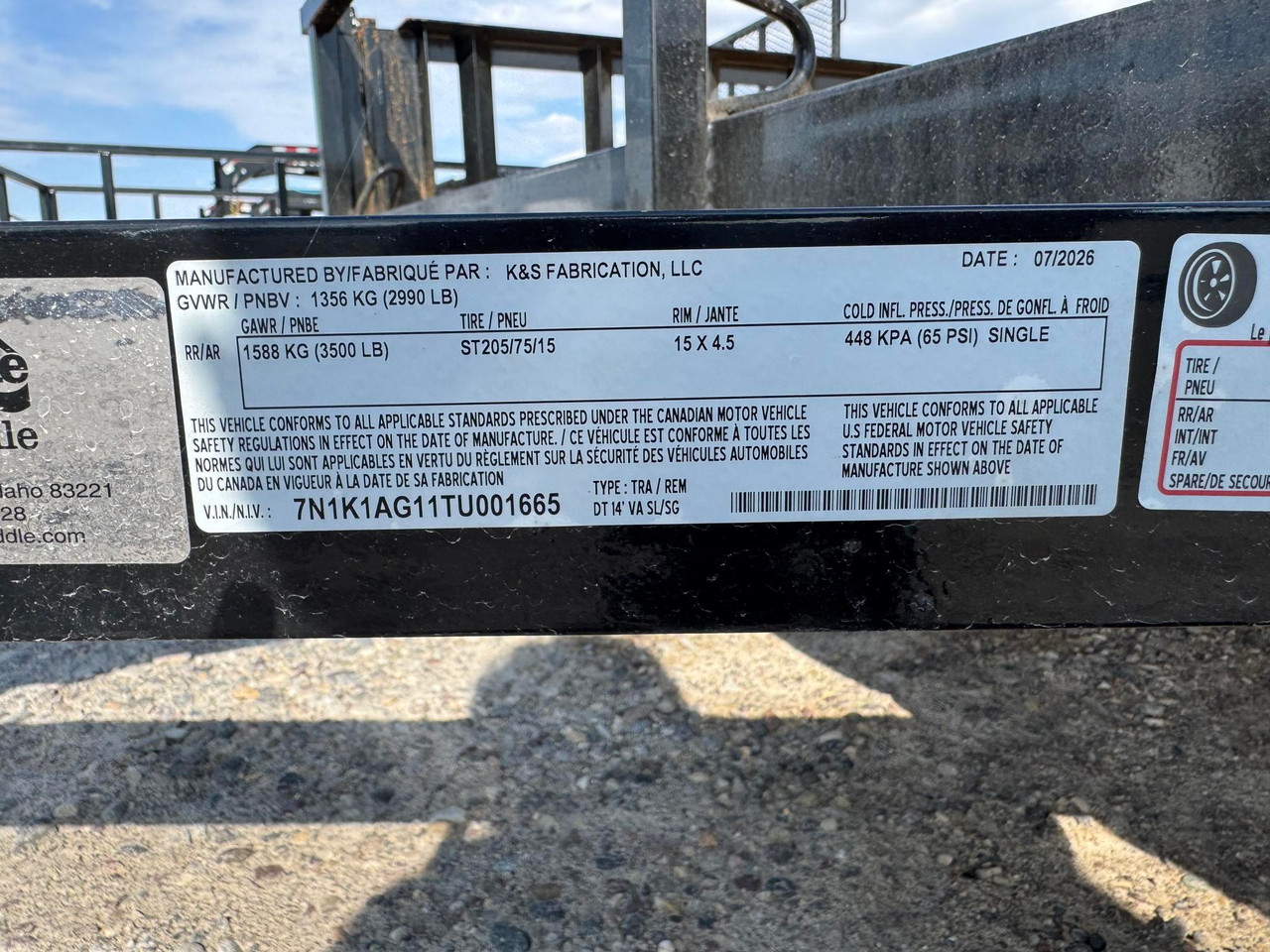Dutton Trailers 2026 | DT 14' VA SL (SIDE LOAD)