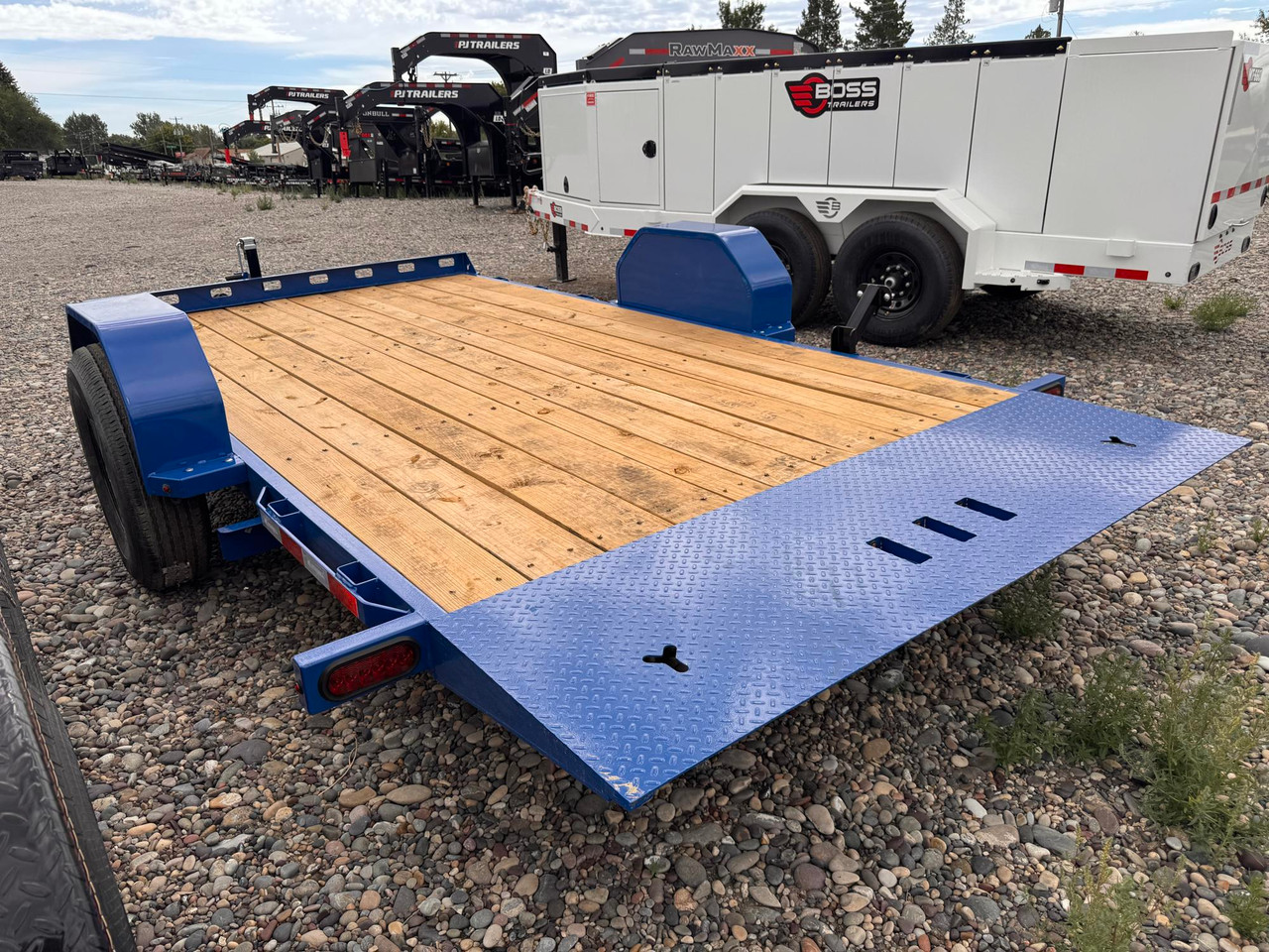 IRON BULL Trailers 2027 | TSB 80"X12' SA TILT, WOOD FLOOR, 7K AXLE