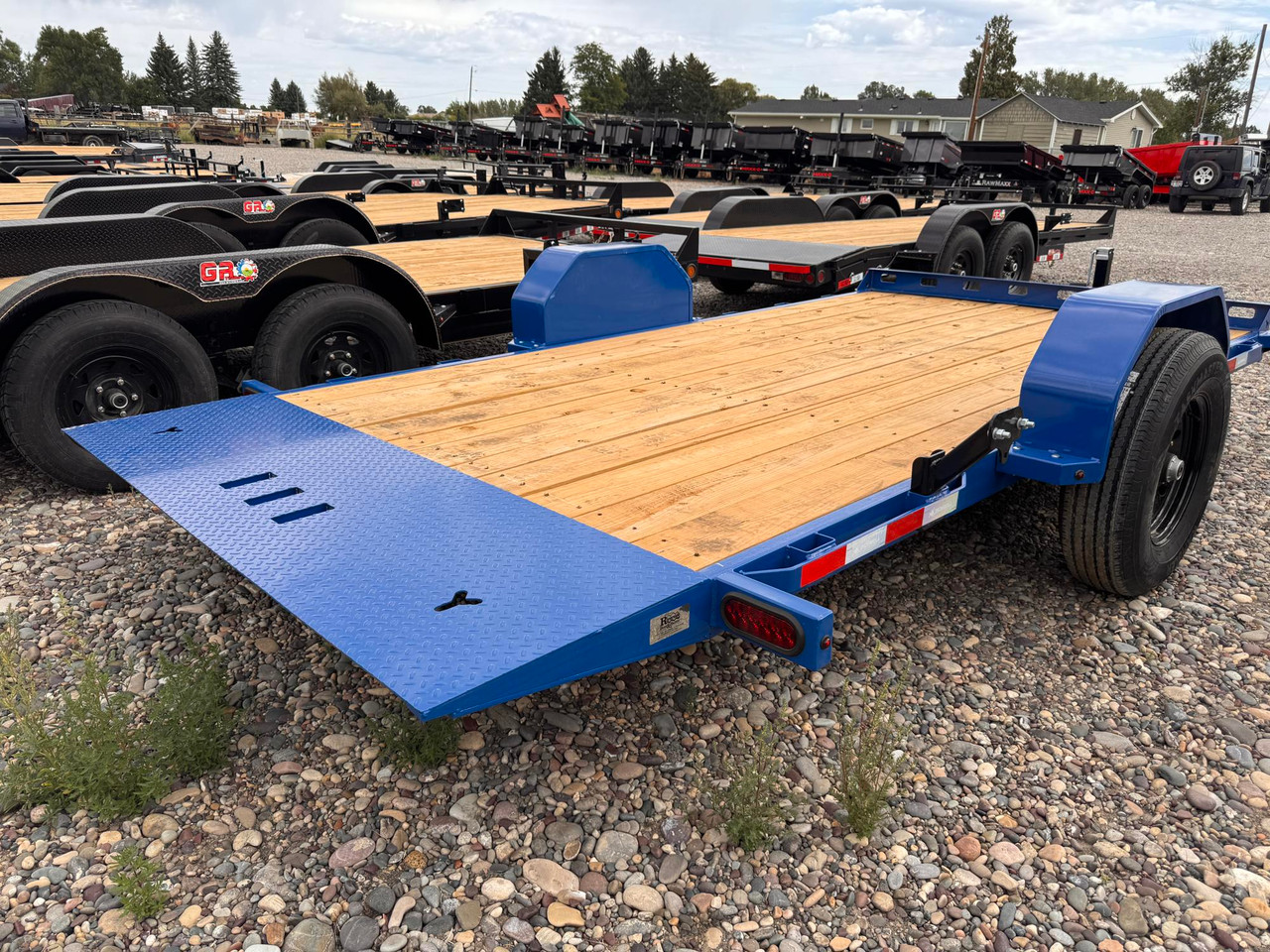 IRON BULL Trailers 2027 | TSB 80"X12' SA TILT, WOOD FLOOR, 7K AXLE