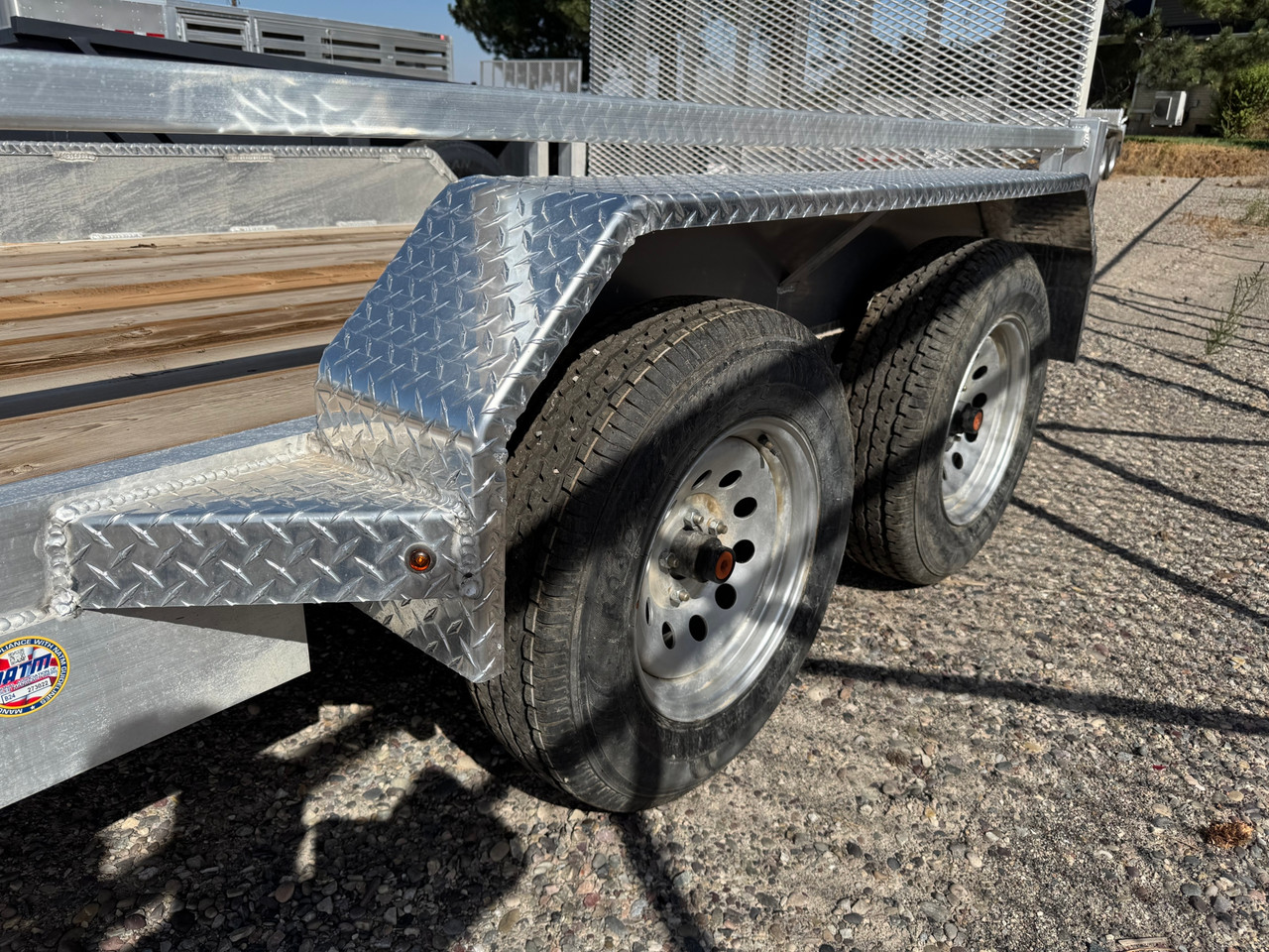 Nordtek Trailers 2025 UT 72"X12' Utility Trailer | Tandem Axle 7K, Wood Deck, Open Sides, Rear Ramp Gate, Brakes Both Axles