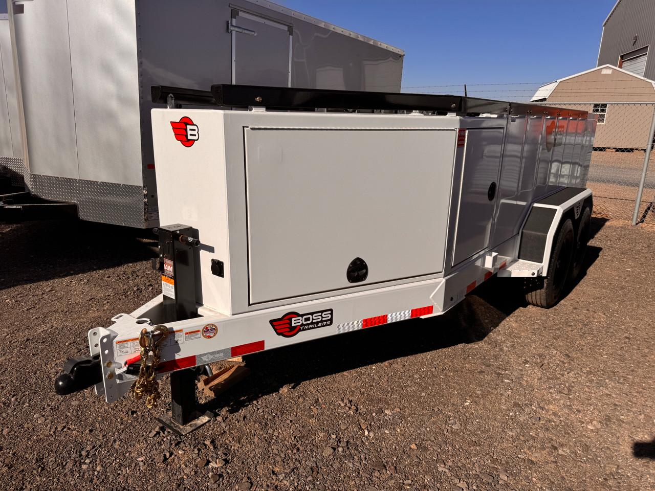 Boss Trailers 2026 660 Gallon Refueling Trailer | Tandem Axle 12K, Multi-Tank, 25 GPM Electric Pump, Large Front & Rear Enclosure, 35' Hose Reel, 5' LED Light Tower (DOT Legal)