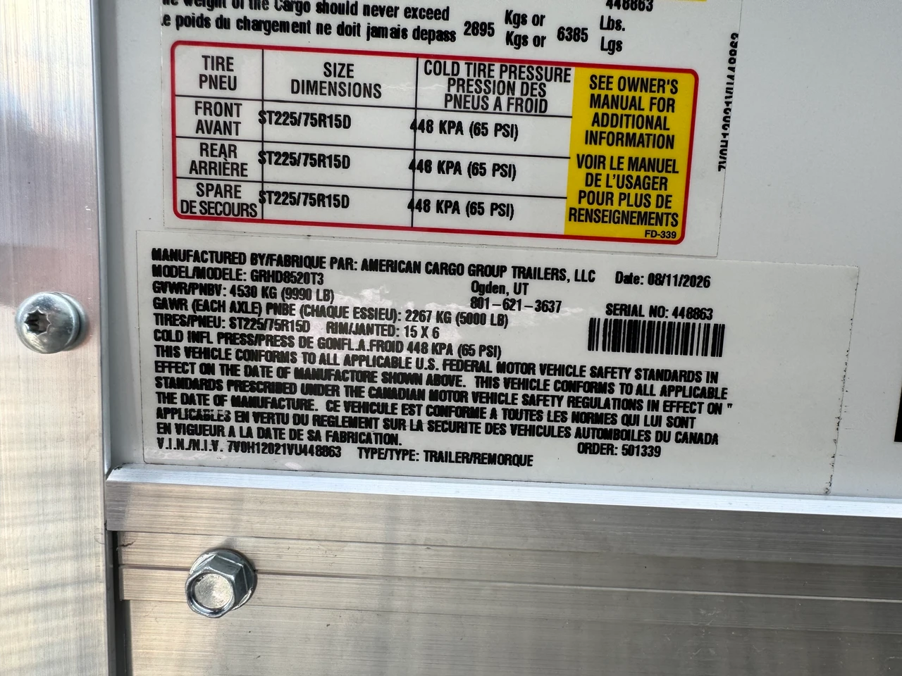 Haulmark Trailers 2027 Grizzly 102"X20' Contractor Office Trailer | Tandem Axle 9.99K, ramp