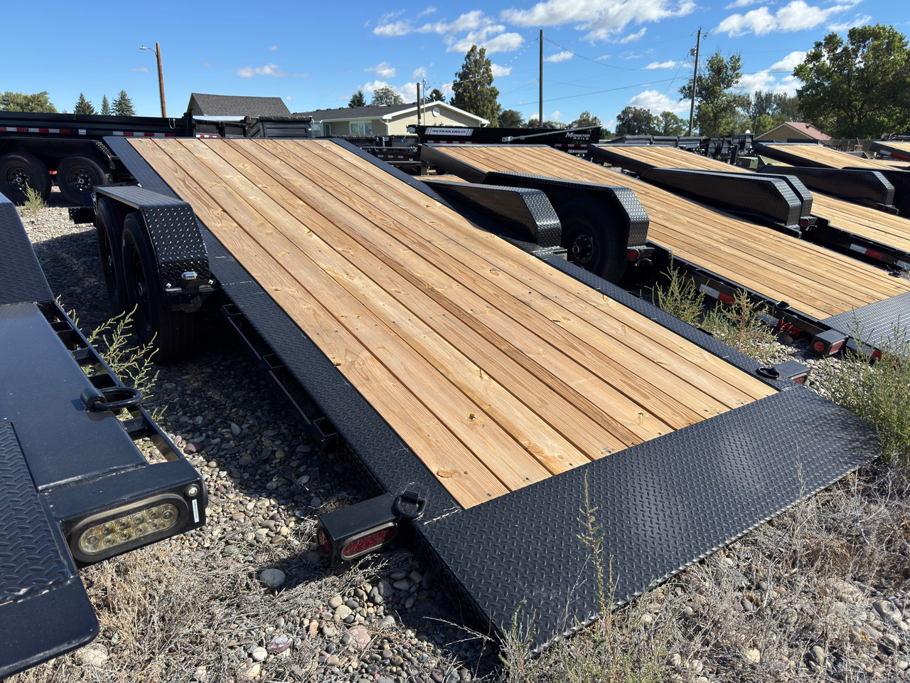P.J. Trailers 2027 TY 83"X20' Equipment Tilt Trailer | Tandem Axle 14K, 8" I-Beam, 16' Tilt Deck, Torsion Axles, Steel Fenders, Locking Box, 14 ply Tires
