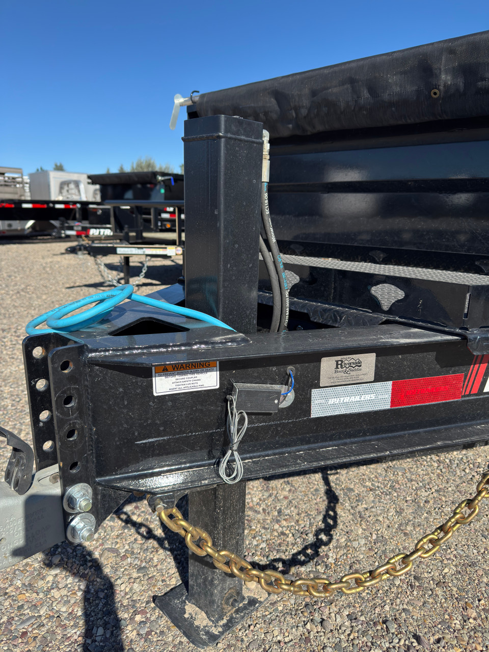 P.J. Trailers 2027 DL 83"X14' Low Profile Scissor Dump Trailer | Tandem Axle 14K, LOW PRO, 24" SIDES, 6" CYLINDER UPGRADE, HYD JACK, STRAIGHT AXLES