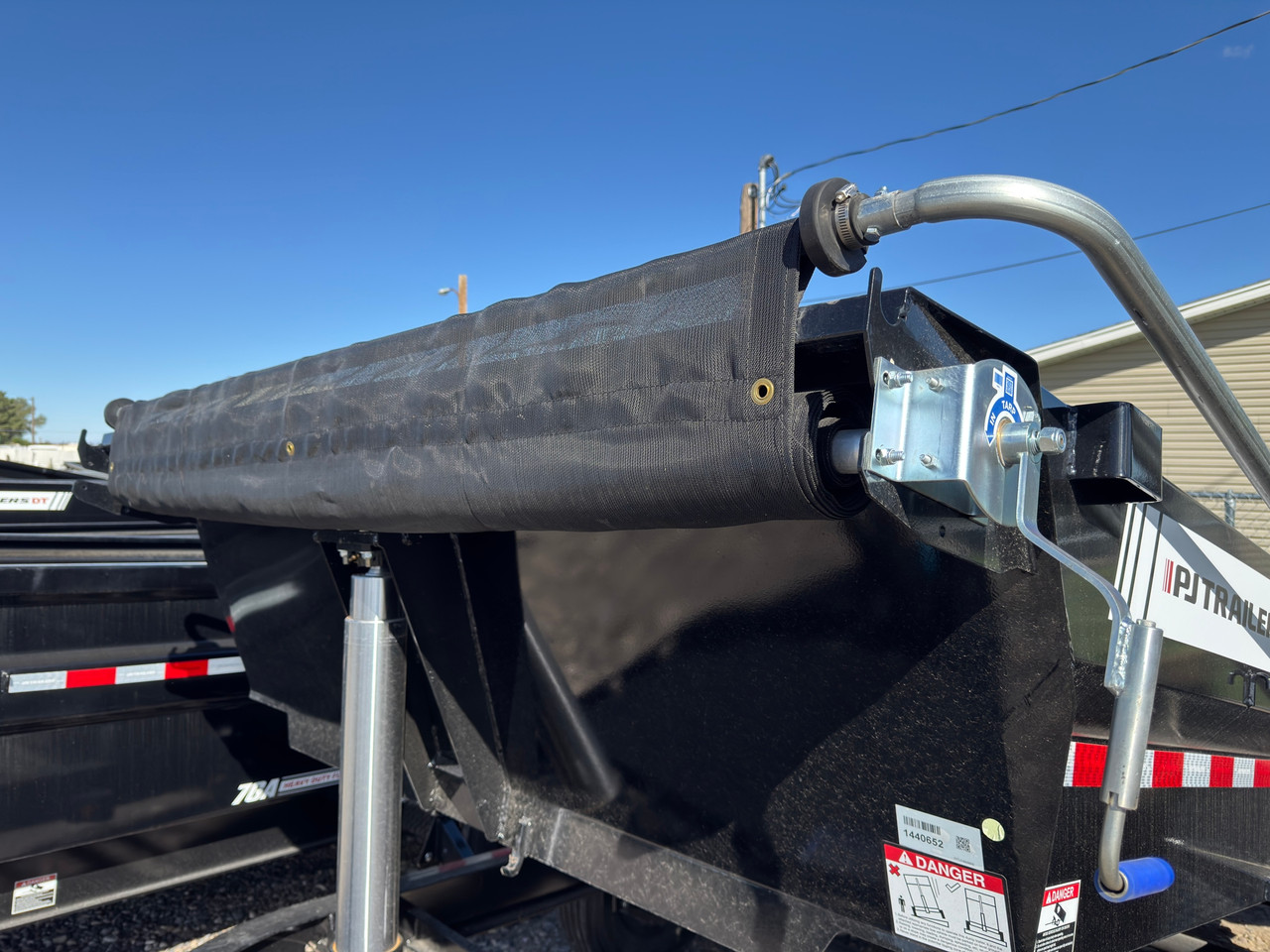 P.J. Trailers 2027 DT 83"X14' Telescopic Dump Trailer | Tandem Axle 14K, Low Profile, 24" Sides, 7ga Floors, Hydraulic Jack, Solar Charger