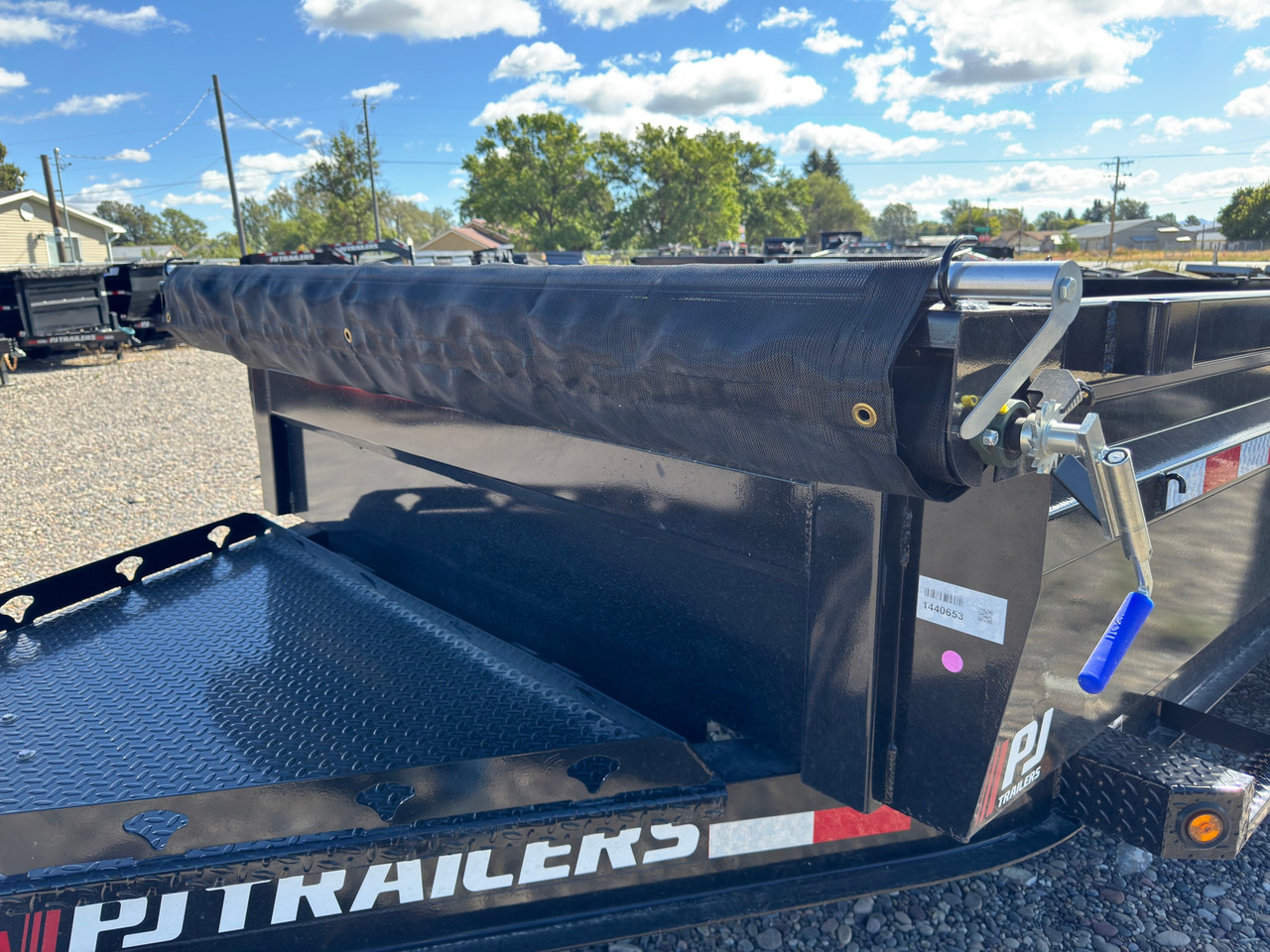 P.J. Trailers 2027 DT 83"X16' Telescopic Dump Trailer | Tandem Axle 14K, Low Profile, 6" Lift Cylinder, 24" Sides, 7ga Floors, Hydraulic Jack, Solar Charger