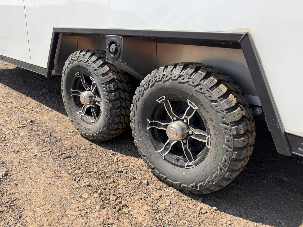 Rover Trailers 2024 WEEKENDER 100"X24' Powersports Trailer | Tandem Axle 9.99K, Bathroom/Shower, Cooktop /Fridge, Fold Down Bench Beds, AC/Heat