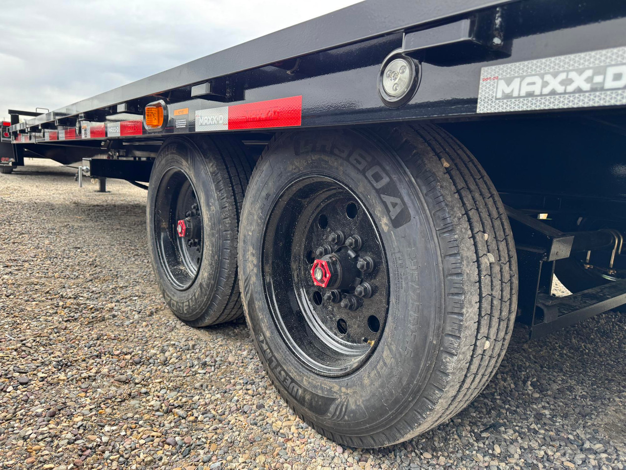 Maxx-D Trailers 2027 GOX 102"X26' Deckover Tilt Trailer | Tandem Axle 17.5K, 6' STATIONARY, 20' TILT, SPARE MOUNT, WINCH PLATE W/ROLLER