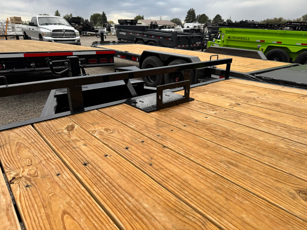 Maxx-D Trailers 2027 GOX 102"X26' Deckover Tilt Trailer | Tandem Axle 17.5K, 6' STATIONARY, 20' TILT, SPARE MOUNT, WINCH PLATE W/ROLLER