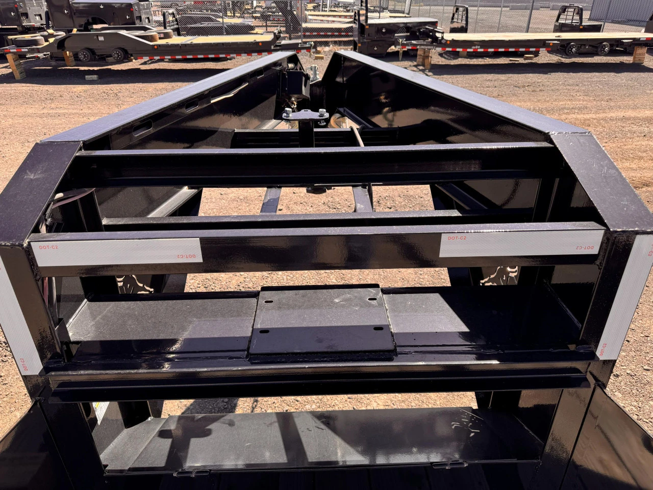 Iron Bull Trailers 2024 FLG 102"X34' Deckover Flatbed Trailer | Tandem Axle 25.9K, Dual Tires, Rampage Ramps, Locking Storage Box