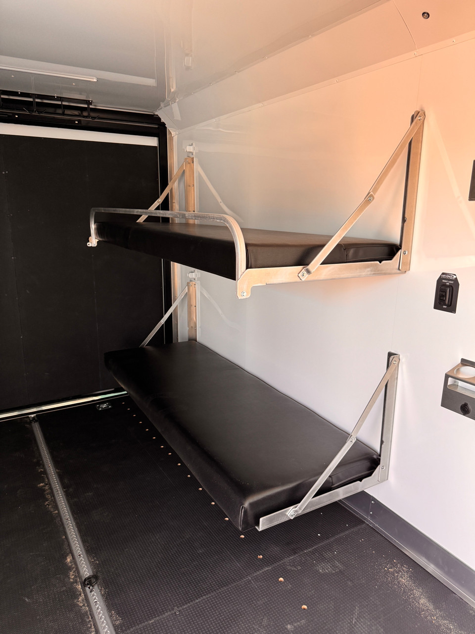 Trails West Trailers 2027 RPM Freeride 36' Powersport Trailer | Tandem Axle 18.6K, Living Quarters, Kitchen, Bathroom/Shower, Heated Floors
